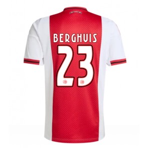 Ajax Steven Berghuis #23 Prima Maglia 2025-26 Manica Corta